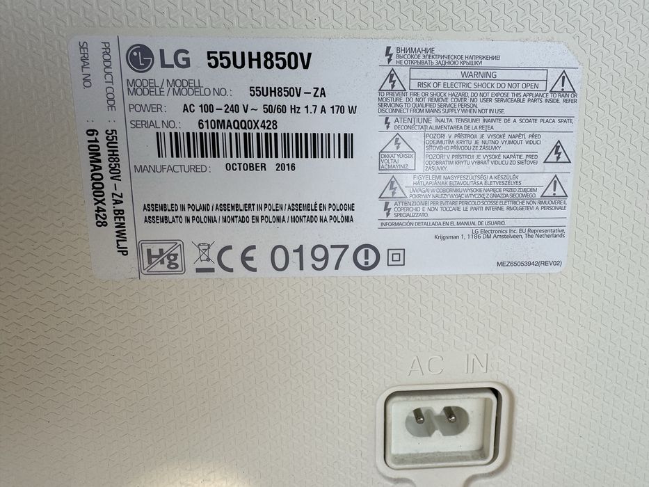 Smart Tv LG pentru piese