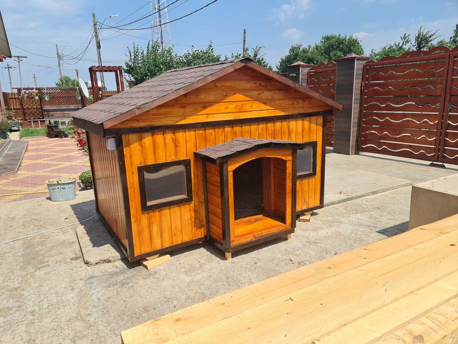 Cusca de caine XXL cu incalzire