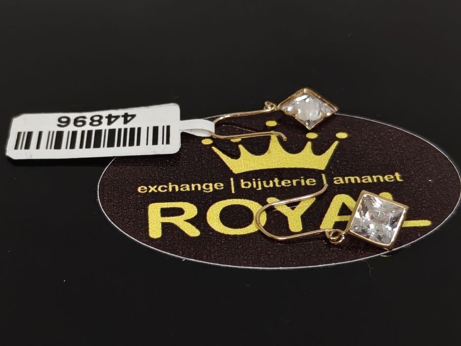 Bijuteria Royal: Cercei aur 14k/0.63 gr