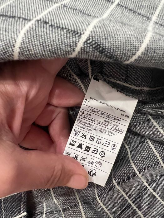 Benetton рокла и пухено елече 92