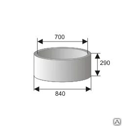 Кс 7.3 кольцо стеновое горловина