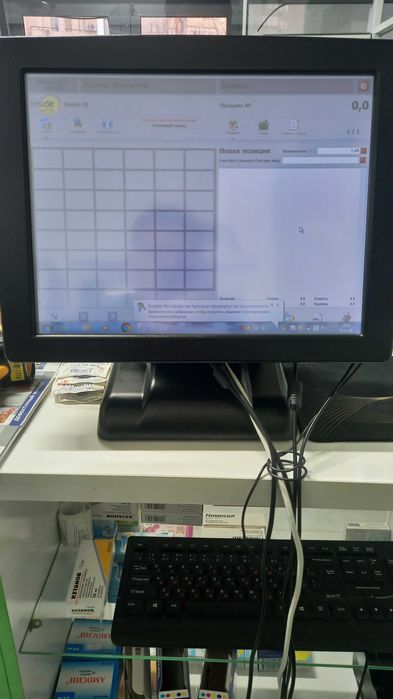 Моноблок, принтер чека, сканер