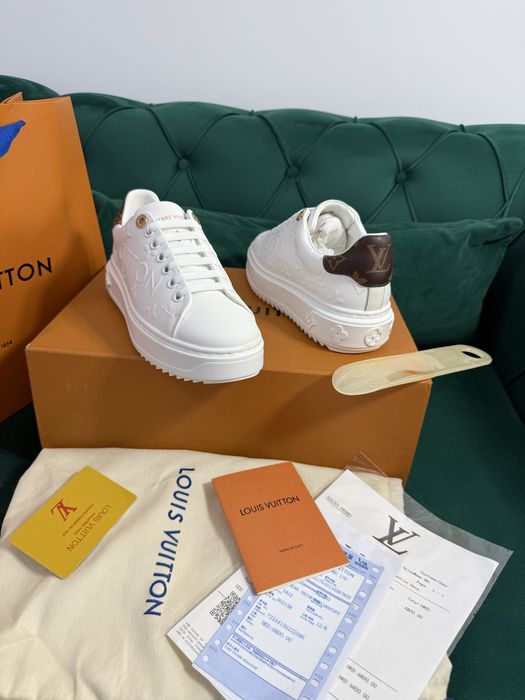 Adidasi Louis Vuitton piele naturala 100% Full Box colectie noua