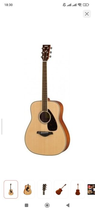 Гитара Yamaha FG 820 NT