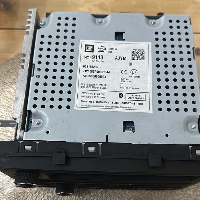 Автомагнитола  (кобальт)