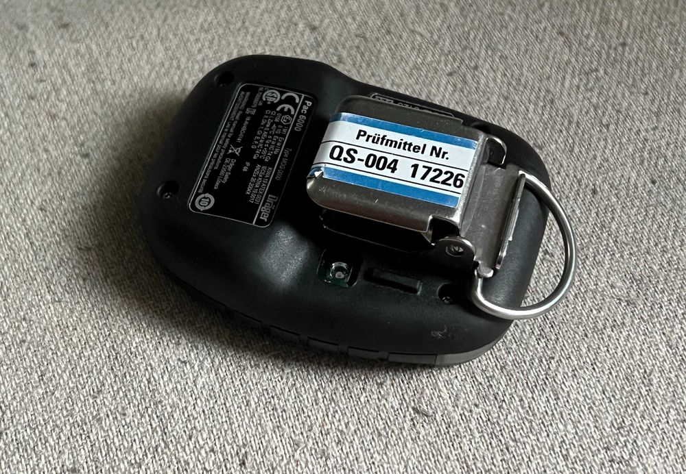 Detector Gaz Portabil Dräger Pac 6000 CO Profesional (Monoxid Carbon)