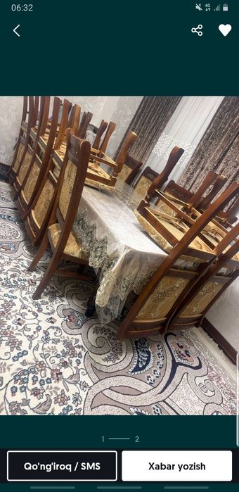 стол стул сотилади холати яхши