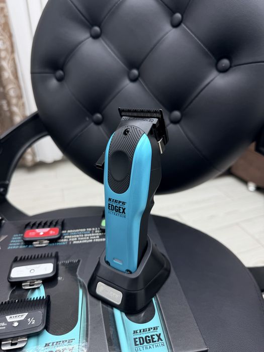 Set Kiepe EdgeX Blue – mașină de tuns + trimmer | Ca nou