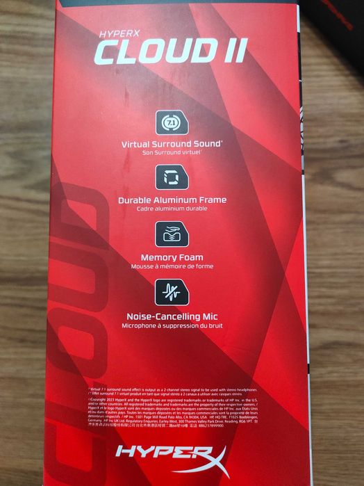 HyperX Cloud II игровые наушники 7.1 с микрофоном