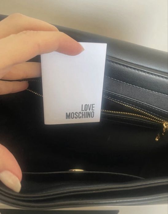 Geanta moschino mare neagra de umar