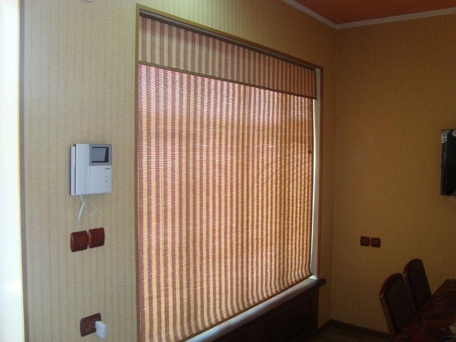 Бамбуковые жалюзи практичное решение для вас+москитный сетки