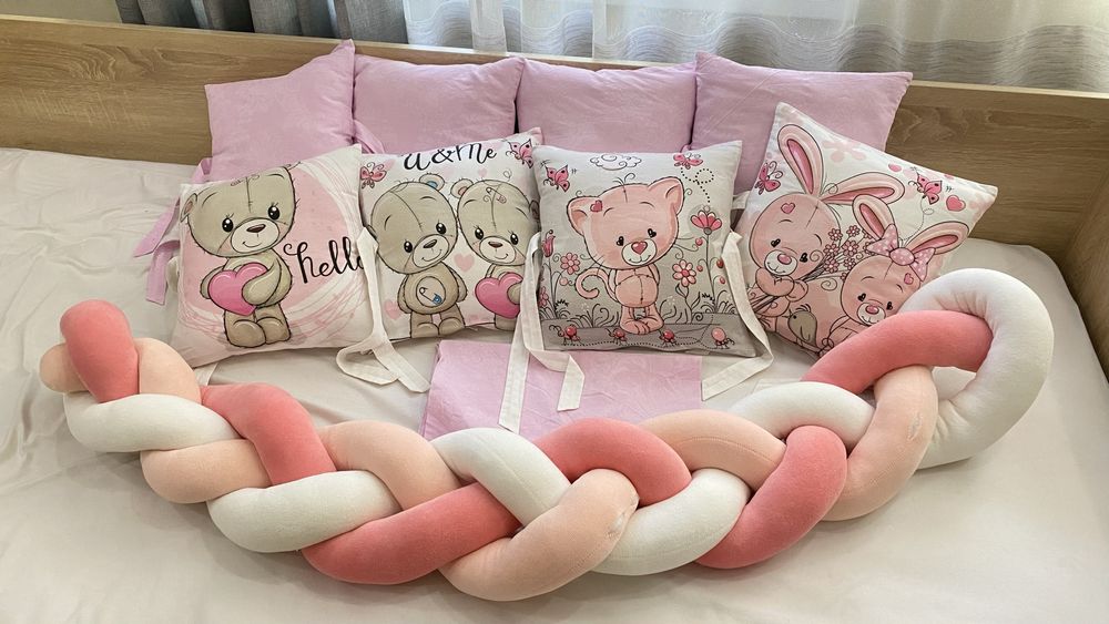 Подушки бортики для девочки.