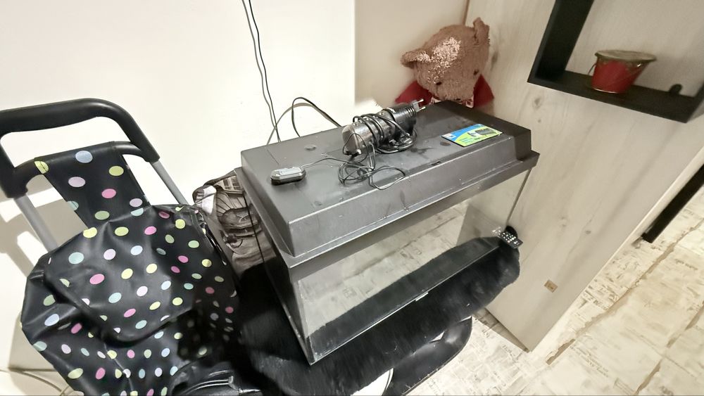 Vand acvariu Juwel 60 litri ,stare f buna ,fara pesti