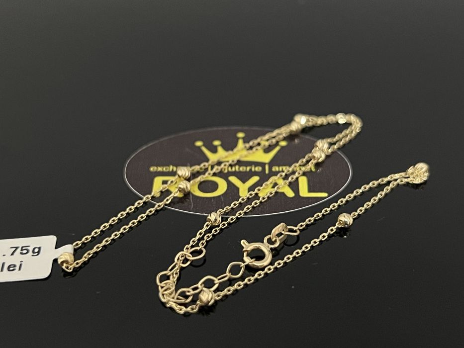 Bijuteria Royal CB : Lănțișor damă aur 14k 1,75gr