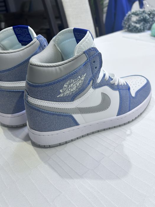 Adidasi Jordan 1 high washed blue marimea 43