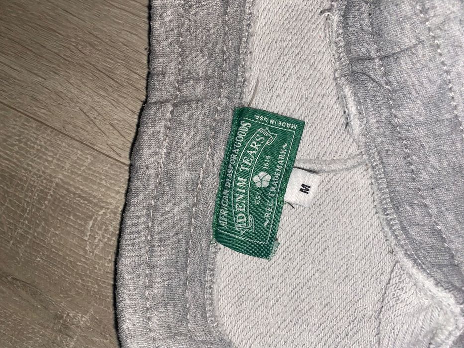 Pantaloni denim tears gri M