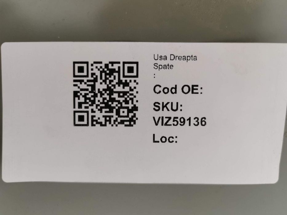 Дясна задна врата Шкода Суперб 4 / Skoda Superb 4 Sedan Оригинална Дяс