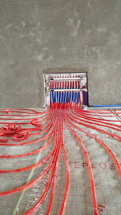 Отопление теплый пол жасаймыз