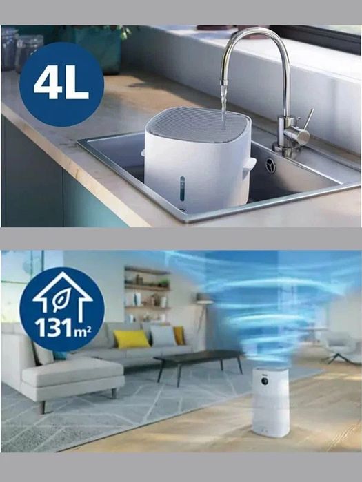 Климатический комплекс Philips "AC3737", 2 в 1, традиционный