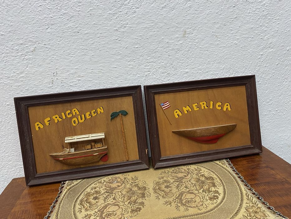 Английска дърворезба за стена кораб