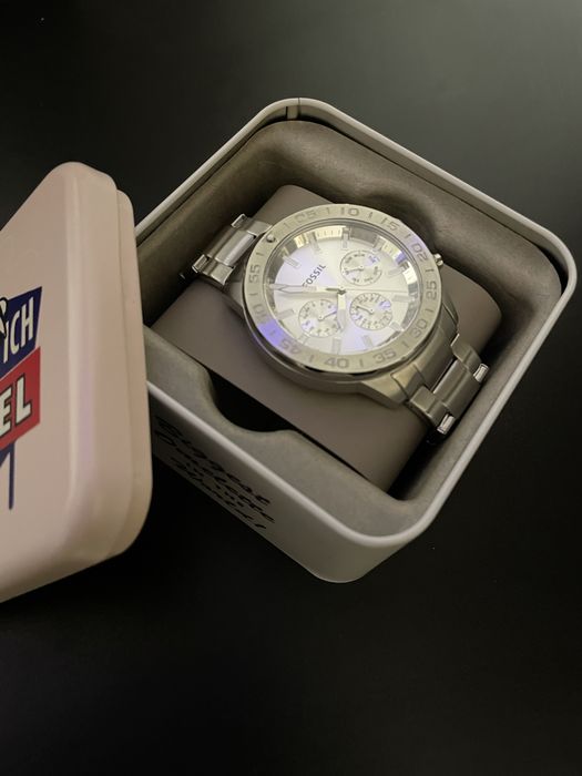 Vand Ceas Fossil Silver Nou