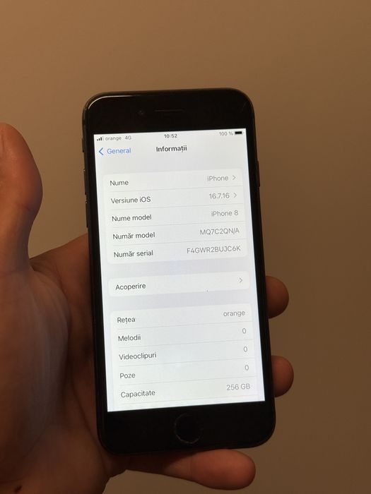 iPhone 8 Black 256GB