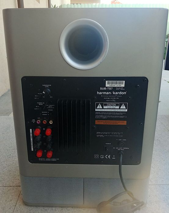 Harman Kardon HKTS 7 subwoofer TS 7 si 4 sateliti