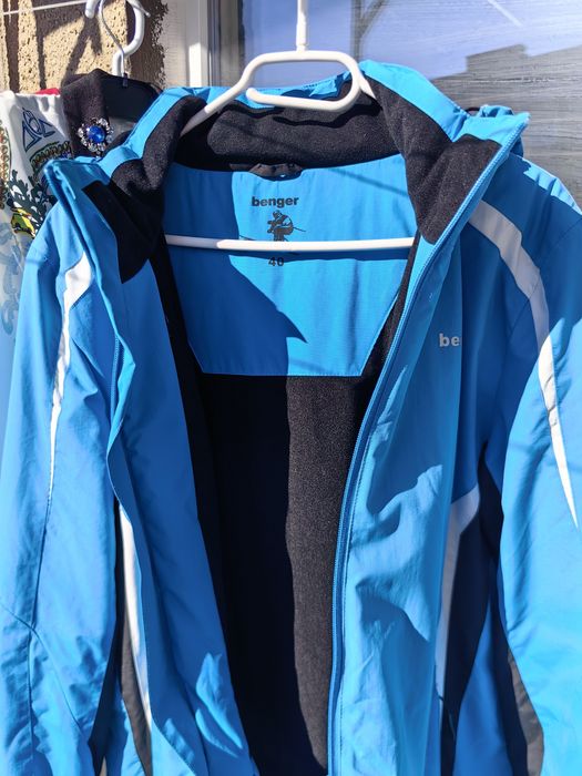 Ски яке Benger / Blue Ski Jacket Benger - размер EU 40 (M), отлично състояние