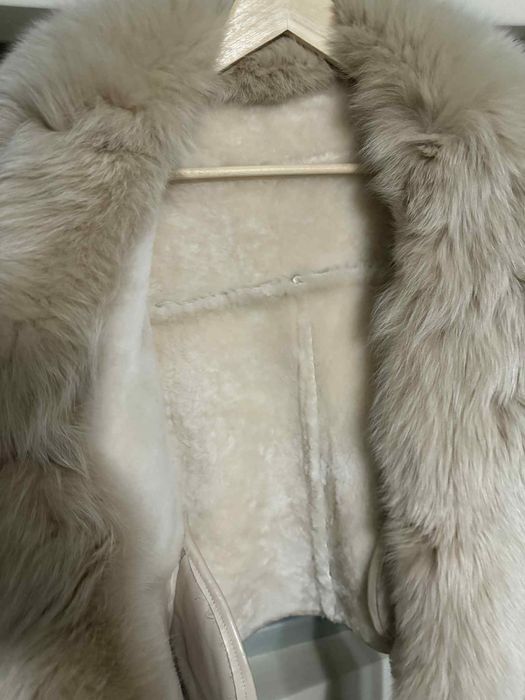 Палто с естествен косъм