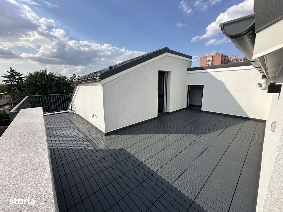 Apartament premium 3 camere PRIMA INCHIRIERE cu terasă, anexe, parcare