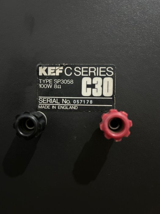 KEF C30 - Boxe Hi-Fi Audiophile Made in England - Sunet premium