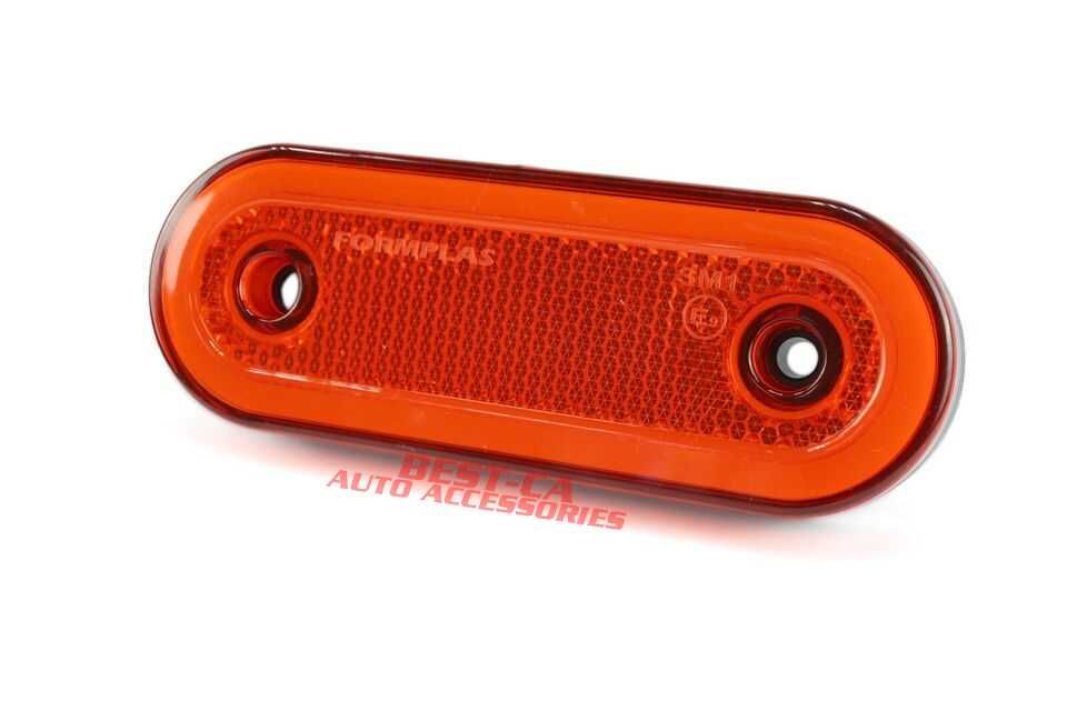 Неонови жълти габаритни светлини 12-24V за кемпер, ремарке, камион и