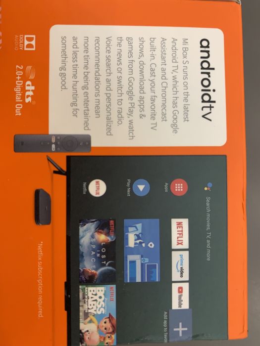 Mi box s 4k tv box новый