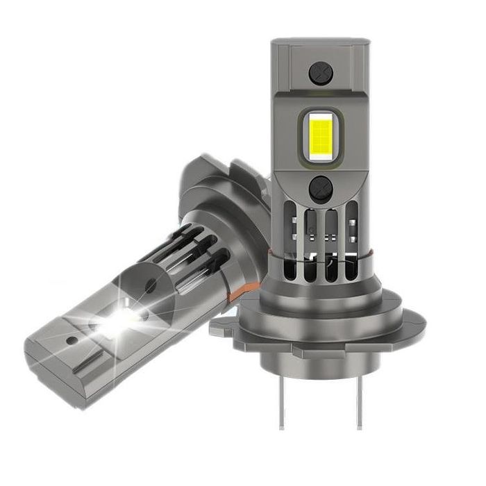 комплект диодни крушки за фар h7 h18 canbus 60w 12v 6000к 5000lm ...