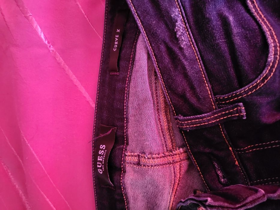 Дънки Guess цвят индиго