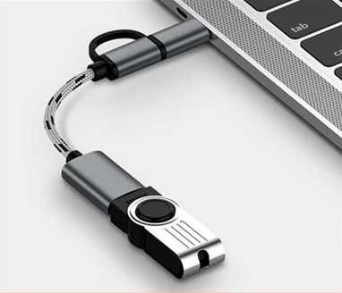 OTG-Кабель для сот телефона (USB+Micro+Type-c)