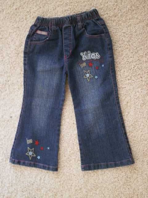 Детски дънков комплект дънково яке с панталон, нов, размер 1