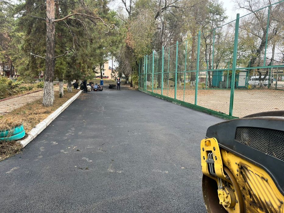 Асфальт асфальтирование брусчатка укладка