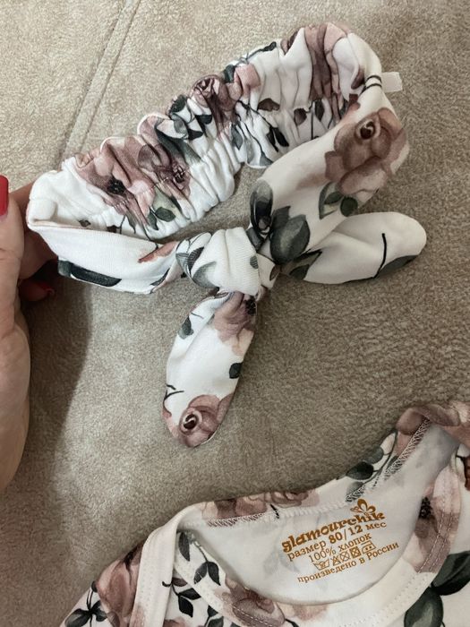 Детское боди платье