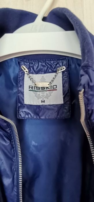 Geaca Jacheta dama RISSKIO Italy lucioasa shimmer marimea M impecabila