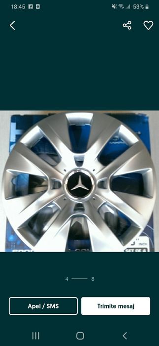 Capace roti MERCEDES 12 13 14 15 16 17 A B C E Classe vito sprinter