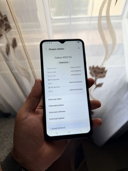 Samsung Galaxy M33 5G 128GB 6GB RAM NOU Garantie !