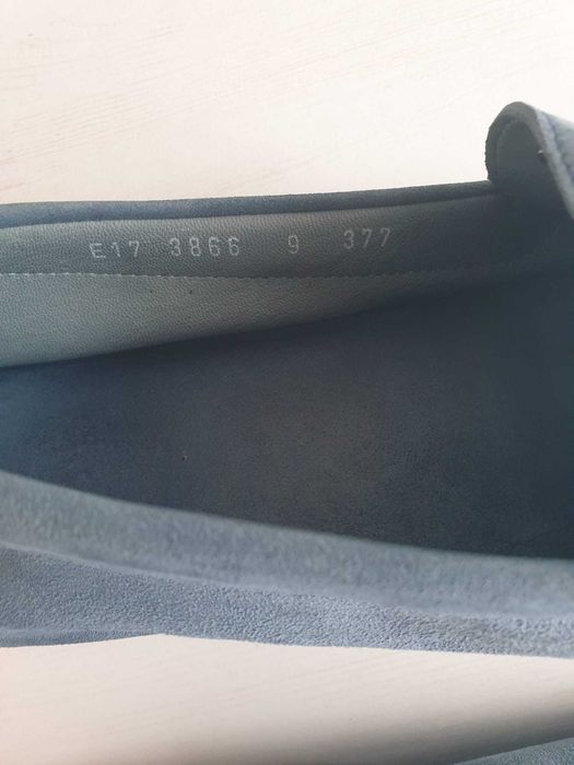 Мъжки мокасини Aldo Brue - естествен велур, Made in Italy.