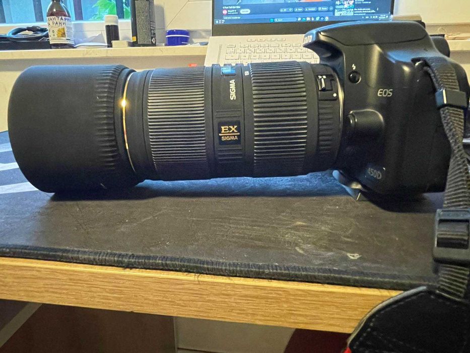 Canon 450 d с 2 обектива