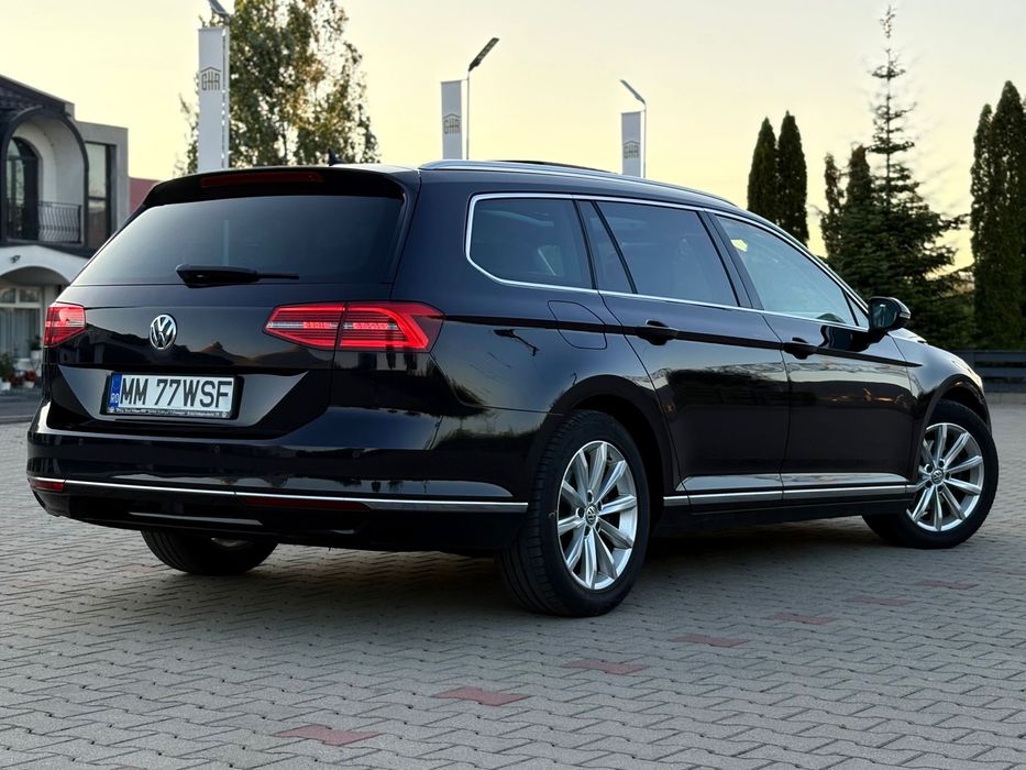 VW Passat B8 Highline 2015 / 2.0 TDI 150 CP / Automat DSG + Padele / Euro 6 Fără AD Blue / Foarte Multe Dotări / Mașină Personală