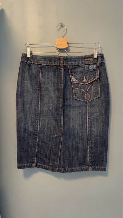 джинсовая юбка прямая MNG Jeans