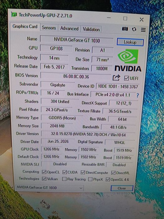 Сист.блок i5/Ram8gb/GT1030