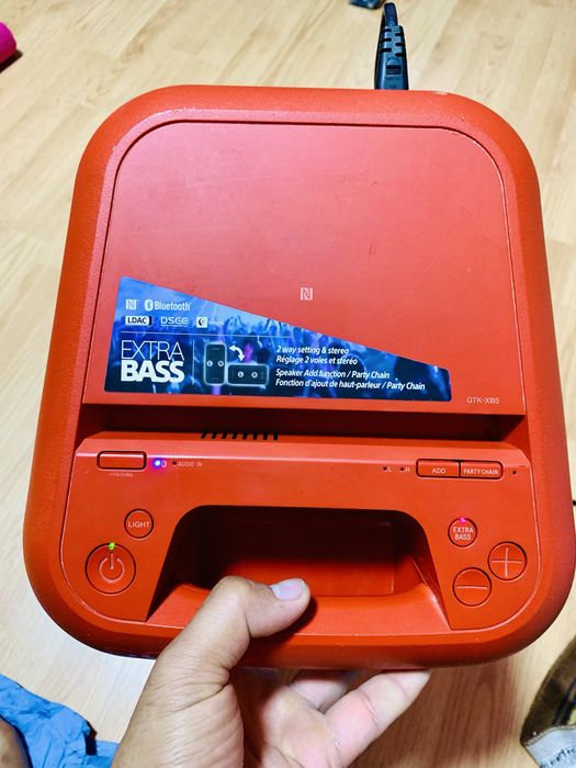 pentru piese music system Sony GTKXB5R rosu