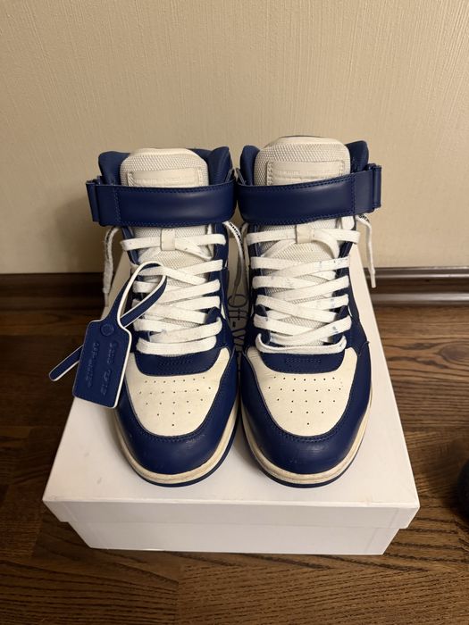 Sneakers Off White Out of Office High Royal Blue