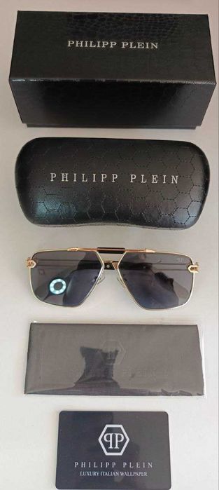Очки Philipp Plein Lux Gold Black снижение цен